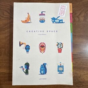 Creative Space Journal 100 Art Projects Ammonite Press Lucy Irving  Notebook